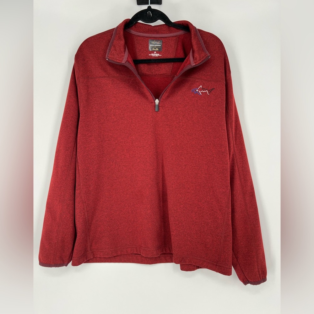GREG NORMAN FOR TASSO ELLA QUARTER ZIP‎ PULLOVER, GOLF, CASUAL